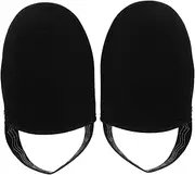 Kisangel Mountain Bike Shoe Covers Non-Slip Crutches Outdoor Biking Accessories Padding for Crutches Handle Crutches Half-Foot Shoe Cover Equipment Shoe Cover Black