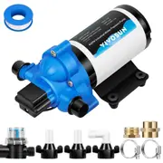 Water Pressure Pump, 115V AC 4 GPM 45 PSI for Bathroom, RV,Yacht,Kitchen