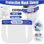 CLEAR FULL FACE SHIELD VISOR SAFETY COVER ISOLATION PROTECTION MASK ANTI-FOG AU