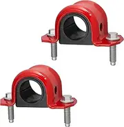 Suspension Dudes 4PC Front Sway Bar Stabilizer Bracket + CODE RED Bushing Kit FITS Ram 1500 4WD 2006-2008, K7383 928-538, Bushings Made In USA - 33 or 34 mm Stabilizer Bar