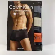 Calvin Klein Men’s Underwear Microfiber 3 Pack Low Rise Trunk Men's Size XL