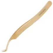 Tweezer Eyelash Extensions 1 PCS Stainless Steel 45 Degree Pointy Hook Multip...