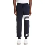 Thom Browne Stripe Jogger Pants in Navy at Nordstrom, Size 5