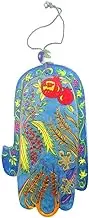 Hamsa Hand - A Jewish Jewelry For Mazal & Blessing - Yair Emanuel LARGE WOOD PAINTED HAMSATHE SEVEN SPECIES (Bundle)