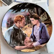 W.S. George Plate Gone With The Wind 50th Ann "Scarlett & Ashley After The War"