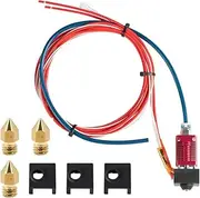 Creality Assembled Extruder Hotend with Capricorn Bowden PTFE Tubing with Silicone Cover×3 and 0.4mm Nozzle×3 for Creality Ender 3 V2 Ender 3 Ender 3 pro 3D Printer, Not for Ender 5
