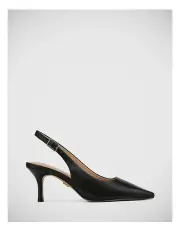 [Wittner] Mella Leather Slingback in Black