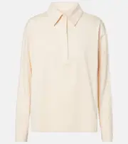 [The Row] The Row Roddie cotton jersey polo shirt AU 8 beige