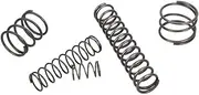 5/10pcs 2.0mm 65Mn Steel Shock Absorbing Pressure Return Compression Cylindrical Helical Coil Backspring Compressed Spring(70mm (5PCS),13mm)