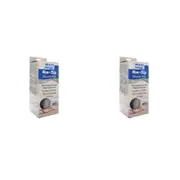 2PK White Magic Shower Floor Mat Square Fast Drying Non-Slip Platinum 53x53cm