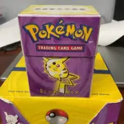1999 Pokemon Deck Box. Factory Sealed. 60 Sleeves Per Box.