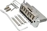 Wilkinson WOV08 52.5mm(2-1/16 inch) 2-Point Tremolo Bridge for American Standard or Professional Fender Strat Electric Guitar, Chrome