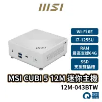 在飛比找蝦皮商城優惠-MSI 微星 CUBI 5 迷你主機 12M-043BTW 