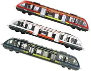 3Pcs Electric Train Simulation Train Model for Material Engaging Educational for Early Learning and