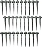 GANAZONO Portable Horse Equipment 50pcs Horseshoe Nails Fixing Nails for Ring Farrier Tools
