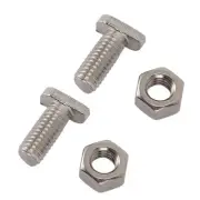50pcs Greenhouse Bolts Nuts Set Stainless Steel M6X14 Bolts And M6 Hex Nuts US