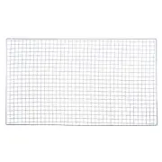 2pcs Square BBQ Grill Net 30x70cm Galvanized Iron Barbecue Mesh Mat