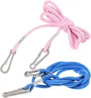 [BESPORTBLE] Adjustable Ski Glove Lanyard 2pcs Winter Mittens String Elastic Glove Clips for Boys and Girls