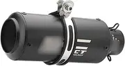 Motorcycle OD:36-51mm Exhaust Pipe for Suzuki GSX-R125 Bandit 600 GSX-R750 Gladius 650 GSX-S1000 GSR400 GSX-S1000F Decorate (Color : B)