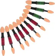 Baluue 10pcs Makeup Brush Set Eye Shadow Applicator Soft Sponge for Blending Cosmetics Portable Comfortable Random