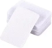10Pairs/lot Strong Self Adhesive Hook and Loop Fastener Tape Nylon Sticker Adhesive Fastener Hook Loop with Glue for DIY (Color : 6X4cm White 10pair)
