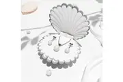 Boxed Pearl Set Embellished with SWAROVSKI crystals