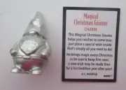TBOT MAGICAL CHRISTMAS GNOME Box Charm Ganz holds wishes magic ex26080 metal