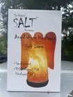 Himalayan Salt Angel Shape Lamp, Salt Lamp, Dimmer Switch, Wooden Base, 9" Tall