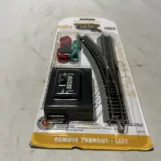 N scale Bachmann # 44861 Remote LEFT Hand SWITCH Nickel Silver rail #619