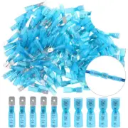 20-100Pairs Blue Heat Shrink Wire Connectors Male Female Spade Crimp Terminal US