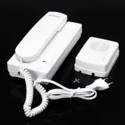 Audio Intercom Doorbell Phone System Kit Access Control Lock Household Security