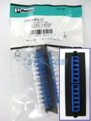 Panduit FAP12WBULCZ Fiber Panel w/12 LC Singlemode OS1/OS2 Adapters Blue ~STSI