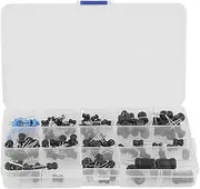 QANYEGN 145Pcs Boxed Inductor Coils, 10uH to 10mH 12 Values Choke Inductors Assorted Kit, Inductor Kit