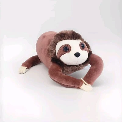 Douglas Brown Sloth Macaroon Cuddle Soft Toy #4707 Squishy Plush Animal Toy 7"