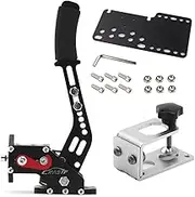 RASTP 64Bit PC USB Handbrake (Black+Clamp+Plate)