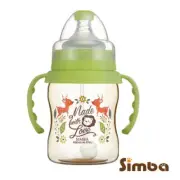 Simba Dorothy Wonderland PPSU Wide Neck Feeding Bottle Auto Straw & Handle 200ml