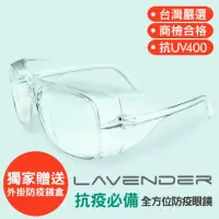 在飛比找momo購物網優惠-【Lavender】全方位防疫眼鏡-205 透明(抗UV40