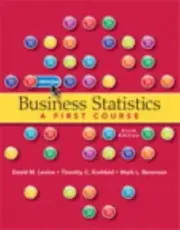 Business Statistics - A First Course, 6th Edition