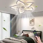Ceiling Fan with Lights,27In Remote Control 3 Color Temperatures,6 Gear Wind Spe