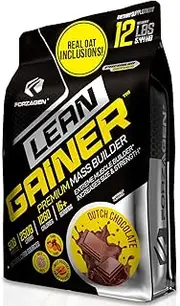 Forzagen Mass Gainer Protein Powder - Weight Gainer with Natural Carb Sources | Muscle Building Supplements for Men and Women (Dutch Chocolate, 12 lbs)