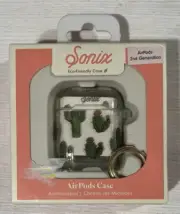 Sonix Eco-Friendly Earbuds Case with Clip Prickly Pear for Apple Airpods 2nd Gen