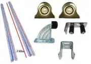 Sliding Gate Component Kit with 60mm External Wheels - 2 Tracks