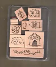 STAMPIN UP RETIRED NEW / UNUSED MIXED SETS ~ DOGS