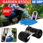 Portable Garden Stools Gardening Chair Adjustable 4 Wheels Kneeler Kneeling Tool