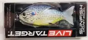 LIVE TARGET Sunfish (3", 7/16 oz) Hollow Body Weedless Topwater Lure SFH75T555