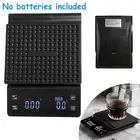 3kg/0.1g LED Display Digital Kitchen Scale Drip Coffee Food Scale 1Pc with Timer