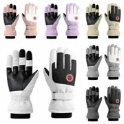 Cycling Gloves Skiing Gloves With Thickened Fleece Warm Gloves Cold Resistant And Waterproof Gloves
