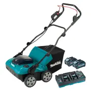 Makita UV001GM201 - 40V Max Brushless Lawn Scarifier Kit (2 x 4.0Ah)