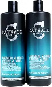 TIGI Catwalk Shampoo and Conditioner, Oatmeal & Honey, Oz With Pumps
