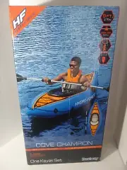 Bestway Hydro Force Cove Champion Inflatable Kayak Set W/ Paddle, Pump Patch Kit